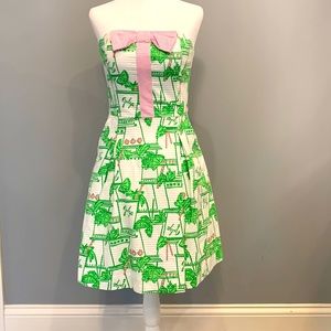 Lilly Pulitzer Leandra Mint Julip Strapless Dress